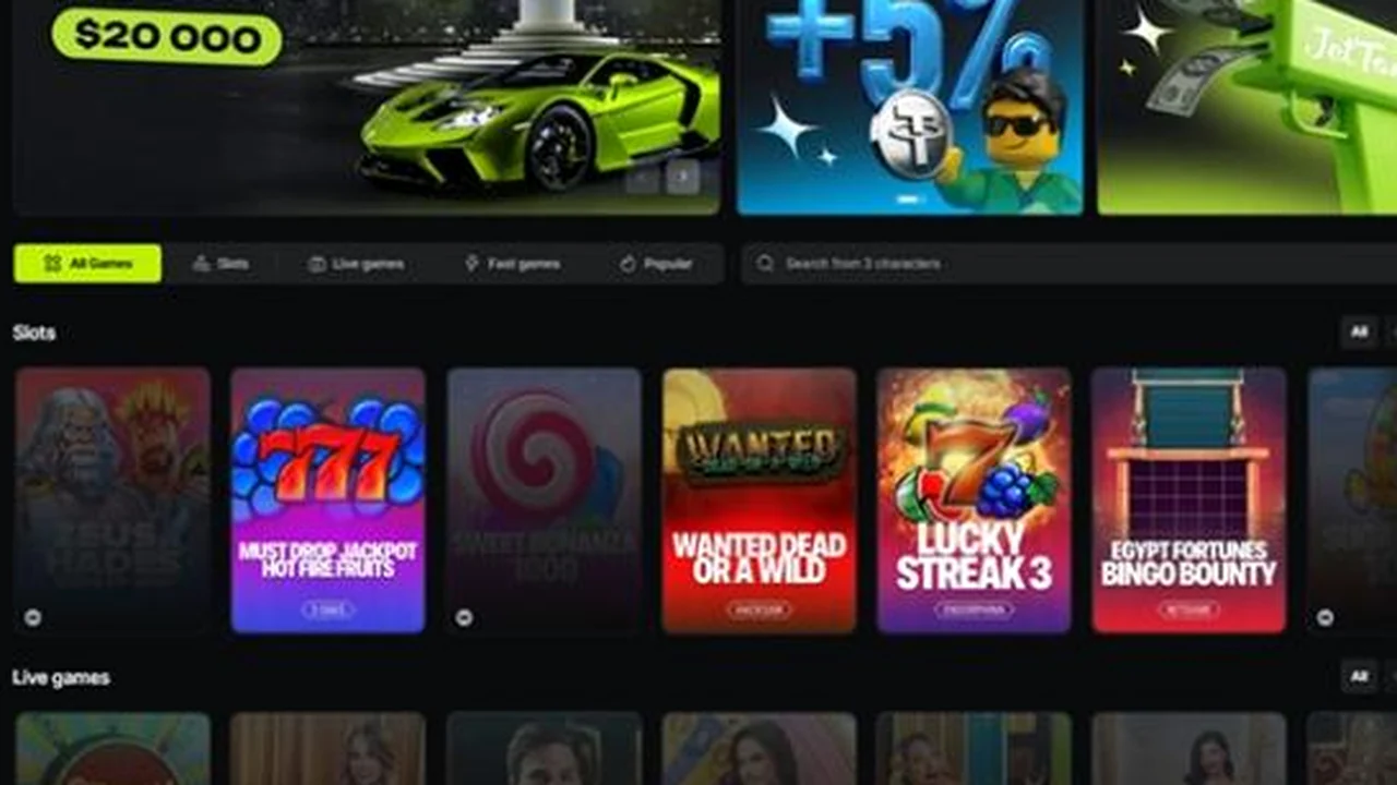 Jetton casino interface overview for jetton.tg9.casino
